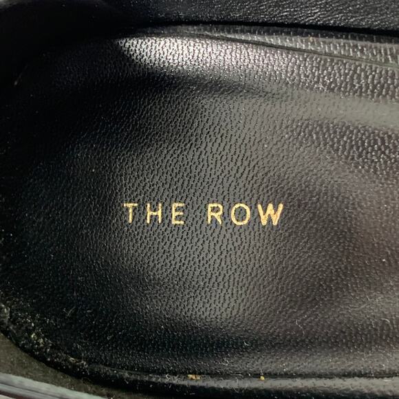 THE ROW Size 7 Black Patent Leather Pointed Toe Pumps - Picture 7 of 8